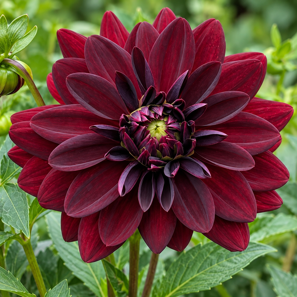Arabian Night dahlia bloom