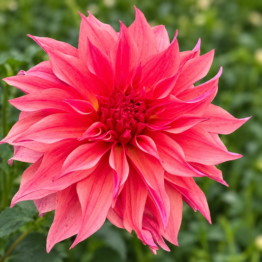Carlos Watermelon dahlia bloom