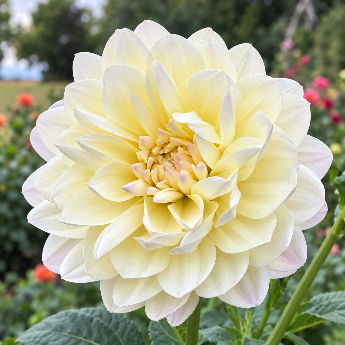 Hollyhill Creamy dahlia bloom