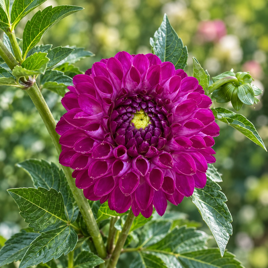 Roe Ube Charm dahlia bloom