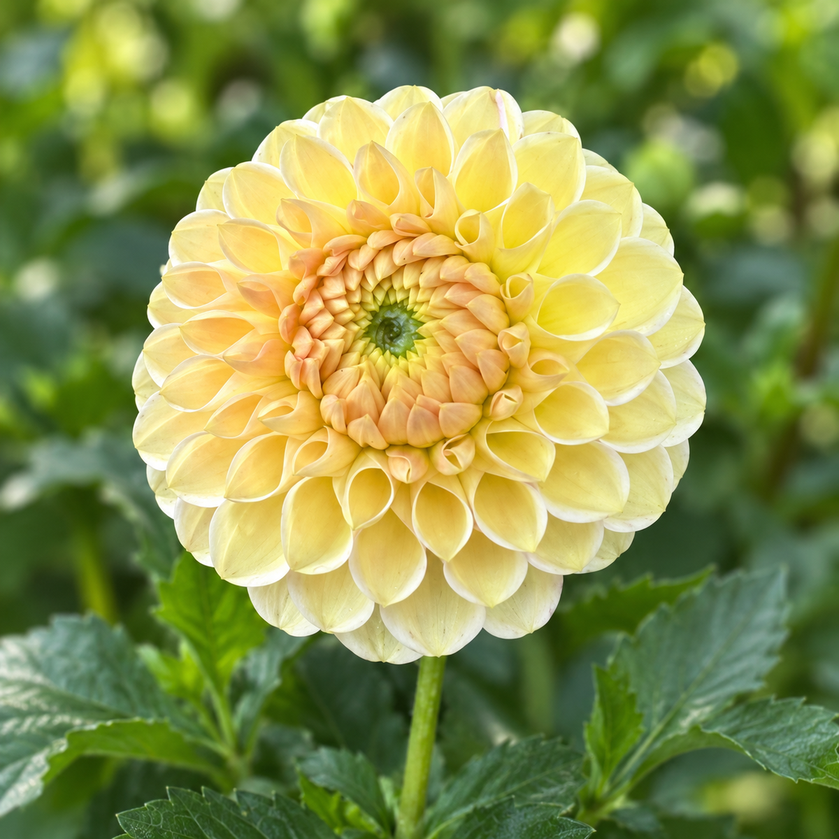 Roe’s Seanshine yellow dahlia bloom