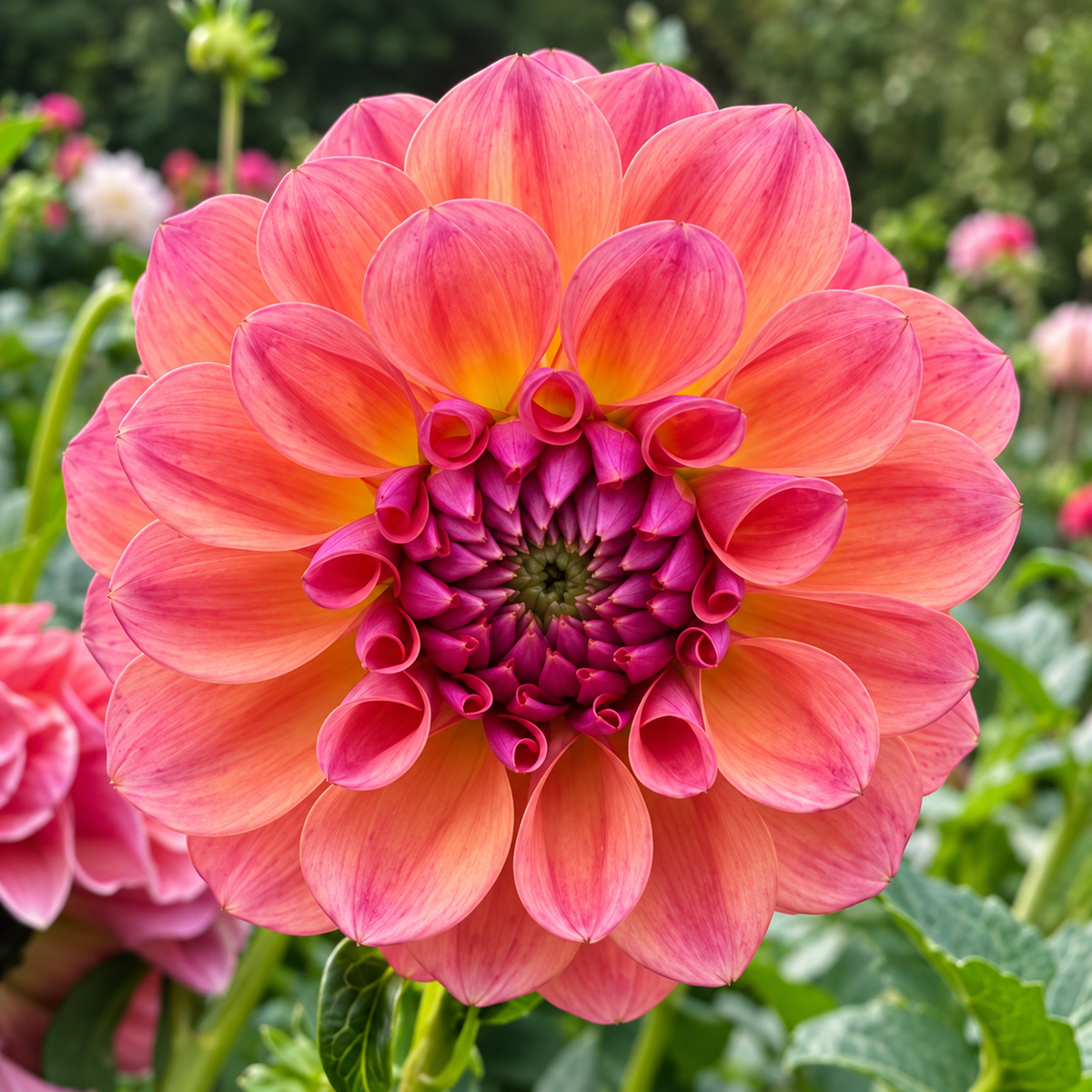 Tutti Frutti dahlia bloom